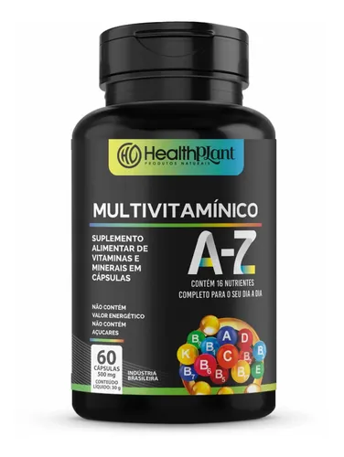 Multi Vitamínico A-Z HealthPlant suplemento