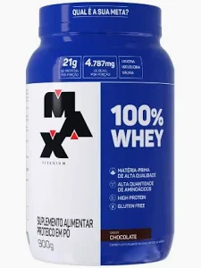 Whey 100% da Max Titanium suplemento